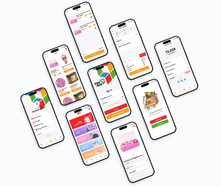 Toy Land Kids’ Toy Store App Design & Development - app screenshot