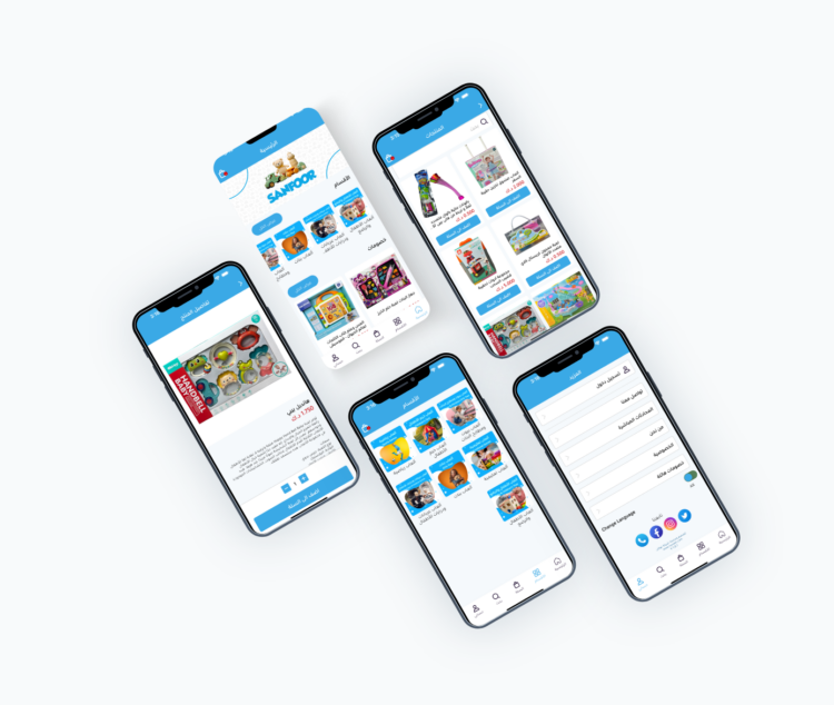 Sanfoor Kids’ Toy Shopping & Delivery App Design & Development - app screenshot